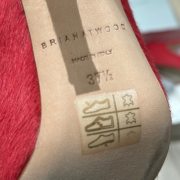 NWOT Brian Atwood Red Heels - Picture 4 of 5